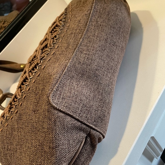 Cole Haan Fabric Handbag with Leather Trim - Picture 7 of 16